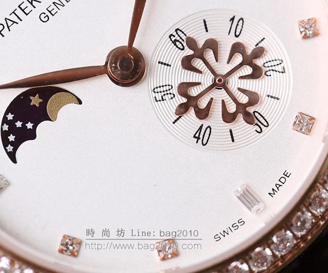 PATEK PHILIPPE手錶 2019最新款情侶對表 百達翡麗月相系列 百達翡麗高端情侶腕表  hds1418